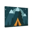 thumbnail image 6 of LNWH Wall Art Prints, Adventure Travel Tented Camp Pattern Canvas Painting for Living Room Bedroom Office Home Wall Decoration, 11.8x7.8 Inch, 6 of 8