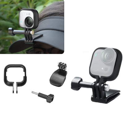 Camera Hat Clip Mount For Insta360 GO Ultra, Adjustable Angle Clamp,Quick Release Baseball Hat Fixed Clamp Hands Free Shooting Bracket Holder for GO Ultra Camera