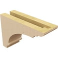 thumbnail image 5 of 3"W x 9"D x 6"H Classic Hughes Rough Cedar Woodgrain TimberThane Corbel, Primed Tan, 5 of 6