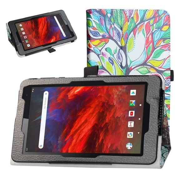 Labanema 7" VANKYO MatrixPad Z1 /Pritom 7 /Dragon Touch M7 /HAOQIN H7 Case, PU Leather Folio Stand Protective Case, Cover for 7" VANKYO MatrixPad Z1 /Pritom 7 /Dragon Touch M7 /HAOQIN H7 (Love Tree)