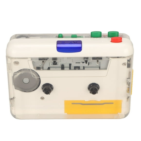 Tapes Recorder, USB Tape To MP3 Converter Rechargeable Portable Sound Output for Speakers for Laptops