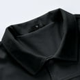 thumbnail image 5 of Maoxin Men's Coats and Jackets Men's Solid Color Casual Loose Fitting Long Sleeved Hooded Jacket Long Sleeve Hoodless Casual Outwear Jackets Black XL, 5 of 6