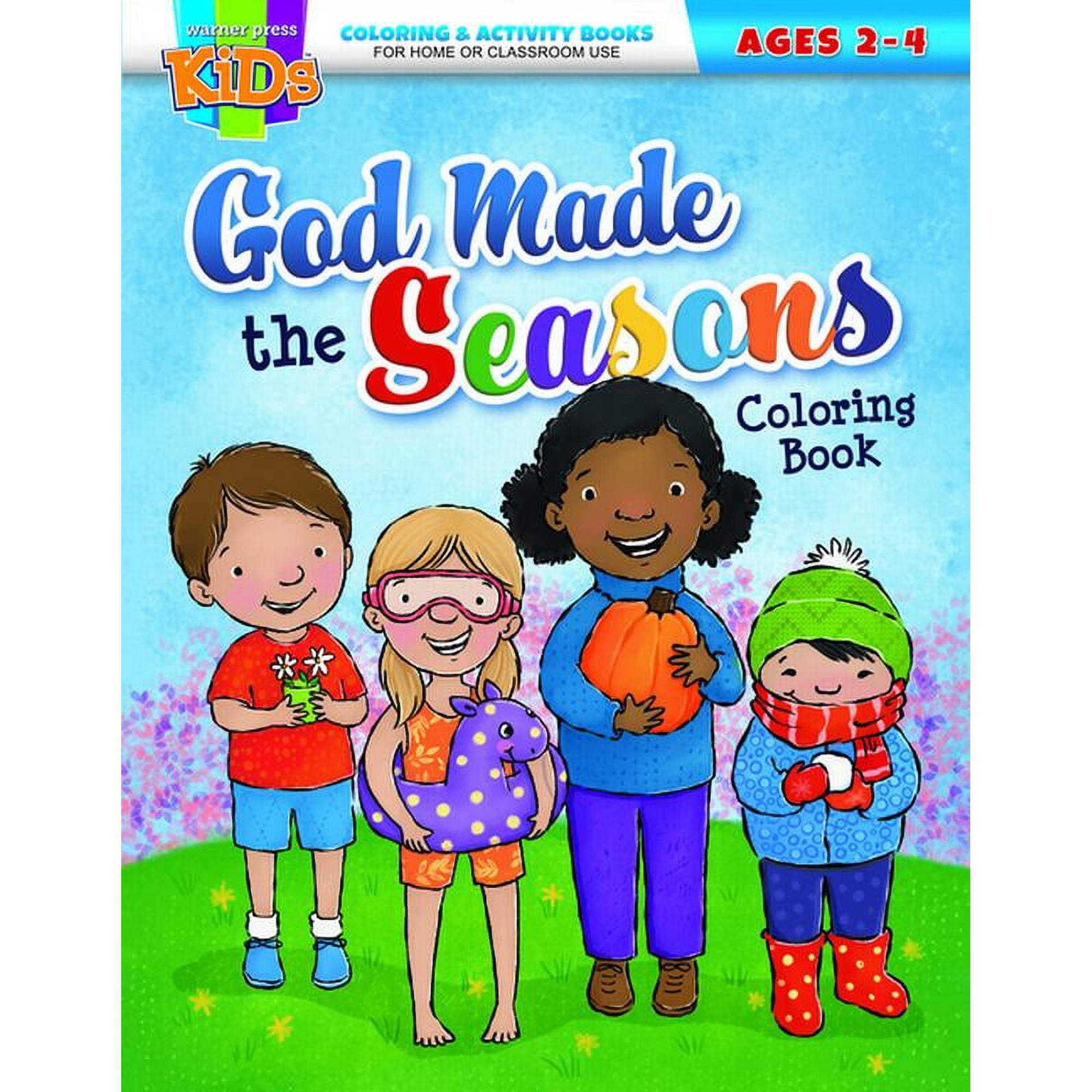 God Made the Seasons - Coloring/Activity Book (Ages 2-4) (Paperback)