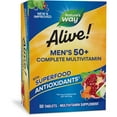 thumbnail image 3 of (3 pack) Nature's Way Alive! Men's 50+ Complete Multivitamin Tablets, B-Vitamins, 50 Count, 3 of 11
