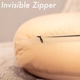 thumbnail image 5 of Premium Microbead Bed Pillow, Small Extra Fluffy But Supportive - Ultra Comfortable Sleep with Silk Like Anti Aging Cover 85% spandex/ 15% nylon Breathable, Cooling Barely Beige, 5 of 5