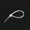 thumbnail image 3 of Uxcell 300pcs Cable Zip Ties Plastic Self-Locking Nylon Tie Cables Wrap White 80mm x 1.8mm, 3 of 4