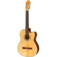thumbnail image 3 of Lucero LC100CE Cutaway Classical Acoustic-Electric Guitar Natural, 3 of 6