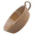 thumbnail image 3 of Ceramic Bowl for Home Light Brown Safe Easy to Clean Wide Range of Uses 7 Inch, 3 of 3