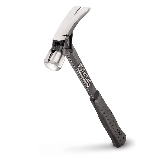 Martillo Framing Estwing Negro con Empuñadura de Reducción de Impacto Ultra 19 oz
