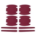 thumbnail image 1 of Pegatina Protectora de Taza de Puerta de Coche Universal Unique Bargains 92x98mm Anti-Rayas + Película Protectora de Manija de Puerta de Auto 1 Juego Rojo Vino, 1 of 1