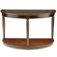 thumbnail image 1 of Bowery Hill Grandia Transitional Wood 1-Shelf Console Table in Dark Cherry, 1 of 7