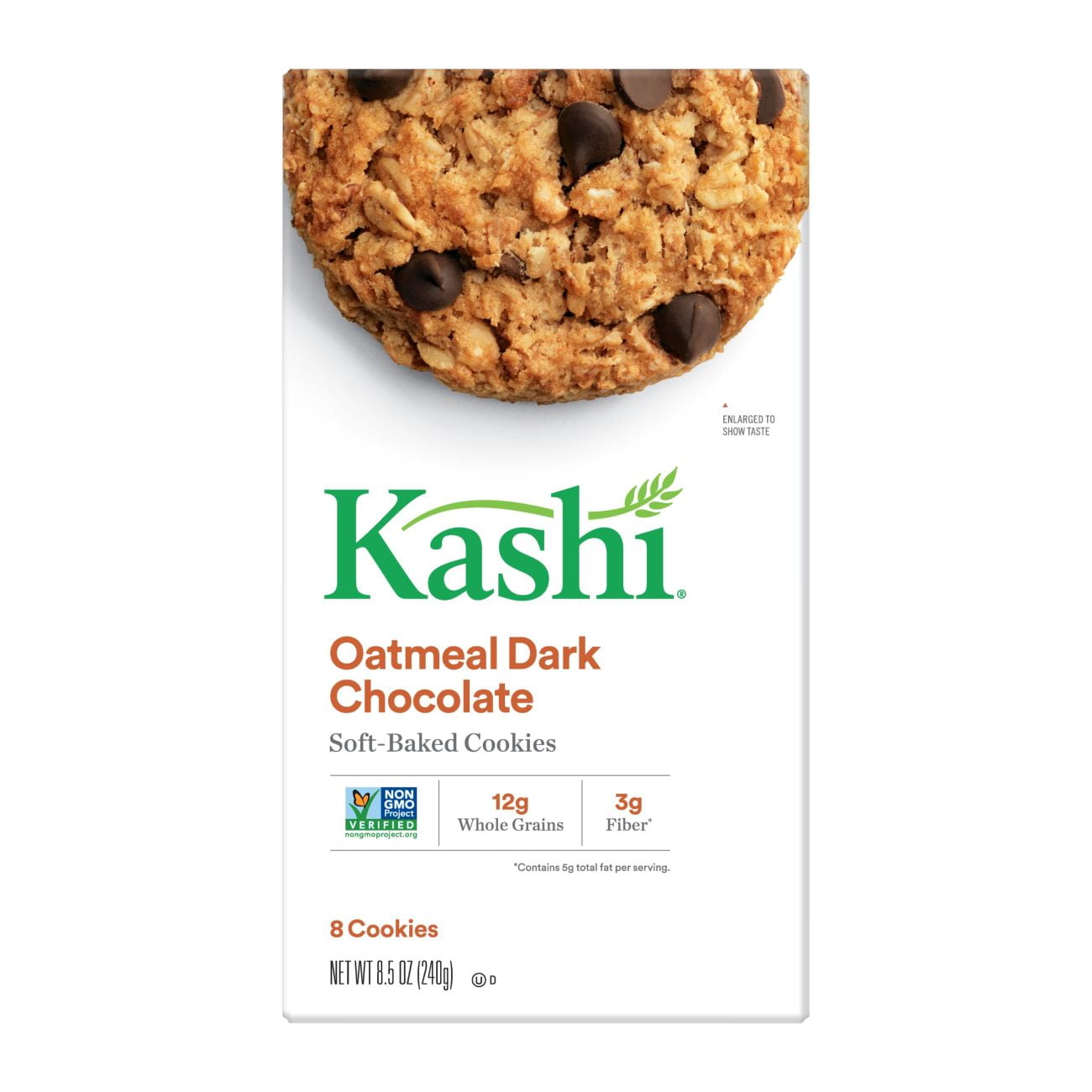 Kashi, Soft-Baked Cookies, Oatmeal Dark Chocolate, 8.5 Oz, 8 Ct