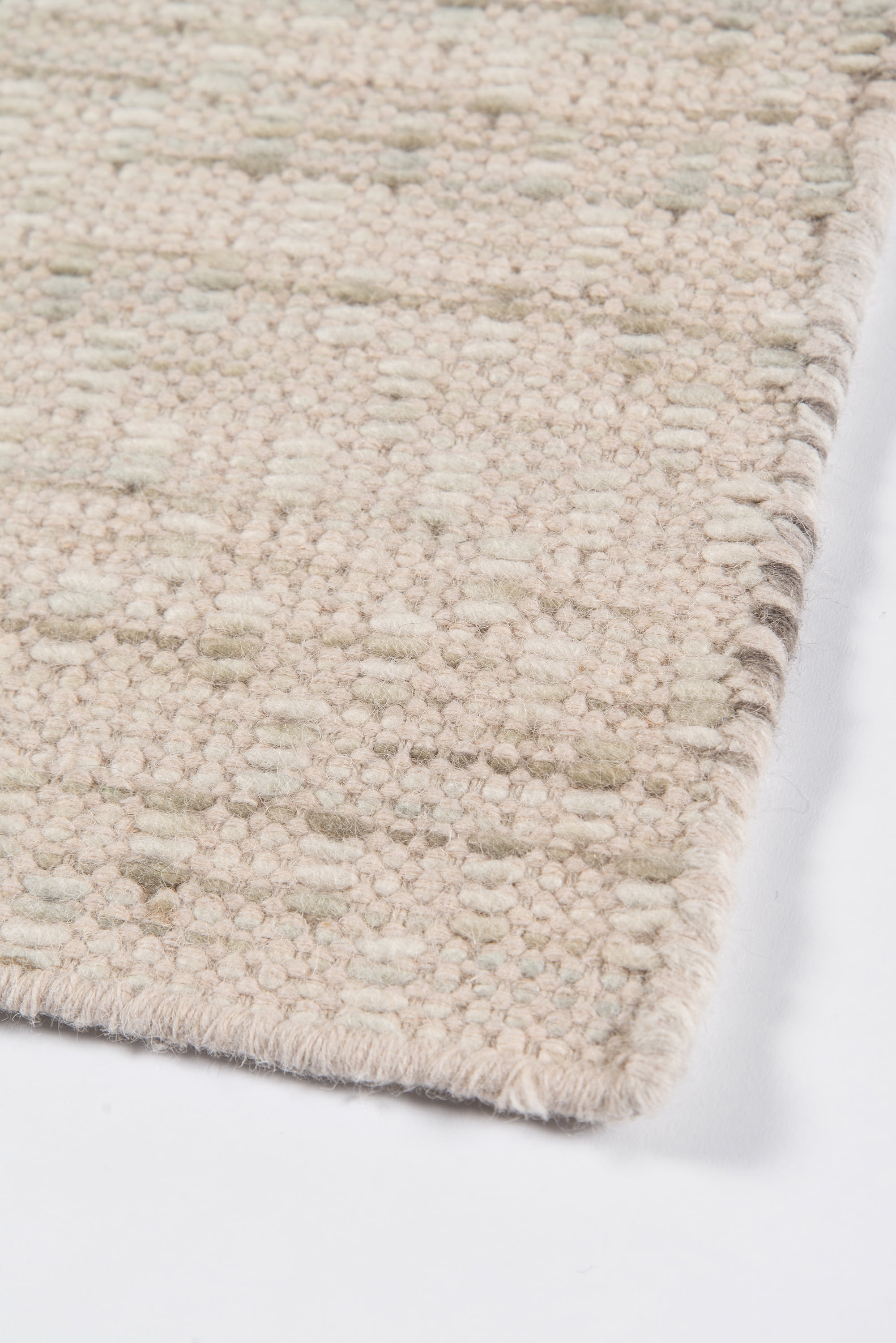 Erin Gates by Momeni Dartmouth Bartlett Beige Hand Made Wool Area Rug 5' X 8'