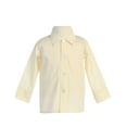 thumbnail image 3 of Avery Hill Boys Long Sleeved Simple Dress Shirt in Ivory or White (Baby, Toddler & Little Boys), 3 of 3