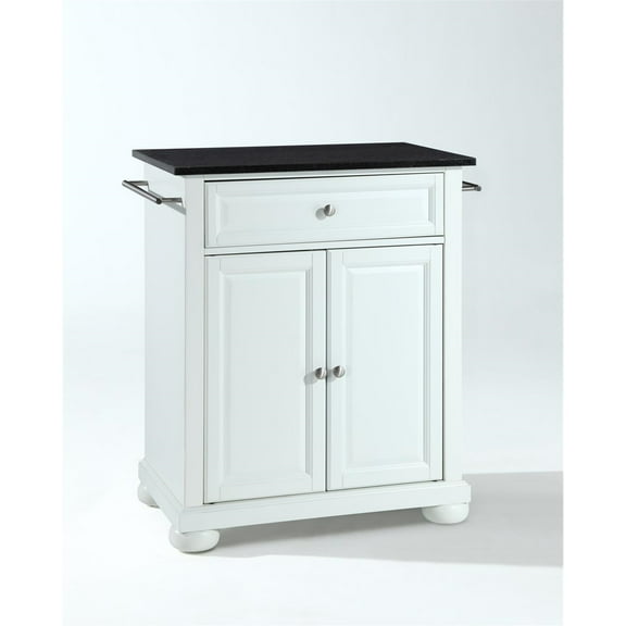 Kitchen Island Cart with Granite Top - Portable Kitchen Storage Island, Modern Kitchen Furniture