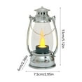 thumbnail image 3 of Uuiauoio Flame Effect LED Candle Light Battery Operated Safe Flickering Night Lamp for Home Holiday Party Wedding Decoration Warm White, 3 of 6