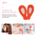 thumbnail image 2 of 20pcs Plush Rabbit Ear DIY Craft Rabbit Ear Hair Clips Headband DIY Rabbit Ear Decors, 2 of 8