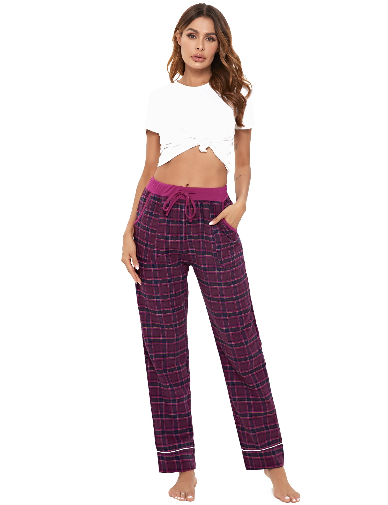 Danskin Women's Sleepwear- Jogger Lounge Sleep Pajama Pants, Super Soft ...