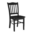 thumbnail image 3 of Boraam Shaker Rubberwood Dining Chairs in Black (Set of 2), 3 of 10