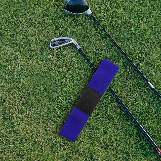 LOLIPPYY 2Pcs Golf Swing Training Aids Nylon Blue Golfers Prevent Fatigue Adjustable Tension Play