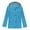 Sky Blue, variant on AherBiu Rain Jacket Women Plus Size Windbreaker Button Zip up Hooded Lightweight Waterproof Coat with Pockets