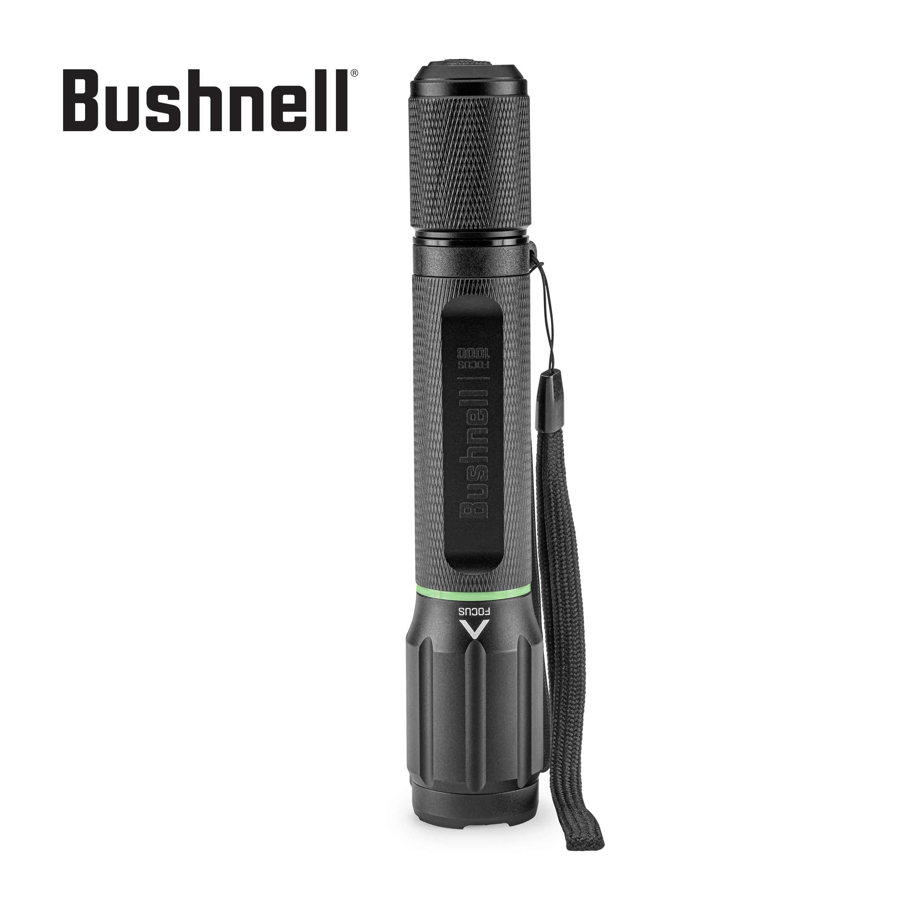 Bushnell 1000 Lumen Rechargeable Focusing LED Flashlight Green