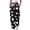 Black, variant on Women's Casual Pants Elastic Waist Drawstring Joggers Star Print Fashion Loose Fit with Pockets Streetwear Trousers, Brown S