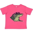thumbnail image 3 of Inktastic Sunny Gator in Pink Sunglasses Boys or Girls Toddler T-Shirt, 3 of 5