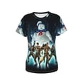 thumbnail image 5 of Ghostbusters Women's T Shirts Round Neck Short-Sleeve Soft T-Shirt Summer Casual Tee Tops 3D Printing Tee Shirt, 5 of 6