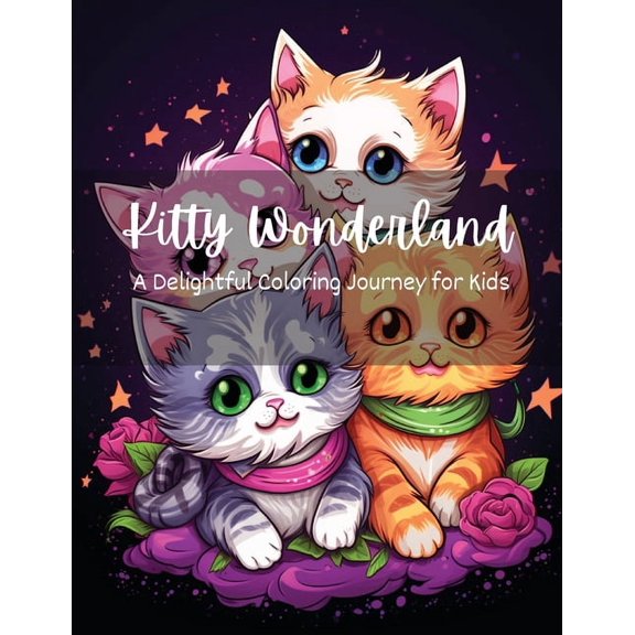 Kitty Wonderland: A Delightful Coloring Journey for Kids, (Paperback)