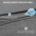 thumbnail image 2 of Aship Cooling Blanket Twin, Q-MAX>0.5 Arc-Chill Cooling Technology Soft Breathable Double-Sided Summer Blankets for Beds - Black 59"x 79", 2 of 7