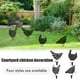 thumbnail image 3 of Estatua de gallo de pollo para jardín, camino de césped, acera, decoración al aire libre, interés Animal, 3 of 8