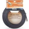Philips RG6 Quad Shield Coaxial Cable, 50 Feet