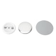 thumbnail image 3 of Nieyigj 100 Set Pin Back Button Parts Tinplate Plastic Base Button Making Supplies Badge Craft DIY 44mm / 1.73in, 3 of 9