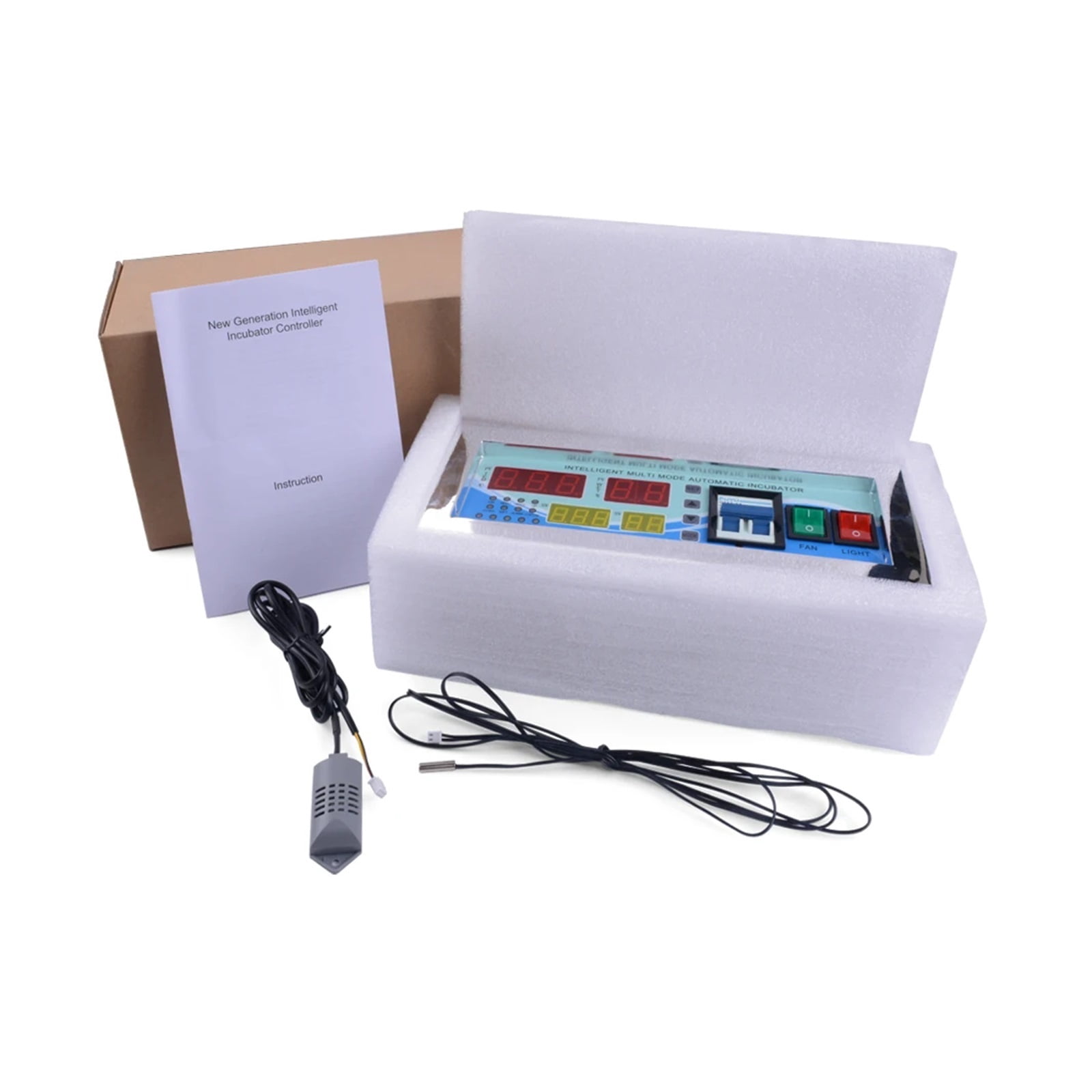 XM-18E Intelligent Incubator Temperature Controller Moisture Meter Digital Egg Incubator Thermostat AC 160V-240V 50HZ