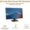 thumbnail image 6 of IPS Monitor 75 Hz Powered with AOC Technology FHD 1080P HDMI, Display Port and VGA Input VESA Compatible Built-in Speakers for Office and Home, 27 in, Black, 6 of 7