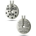 thumbnail image 3 of Women's Stainless Steel Air Force Mom Necklace-1 Cor 13:7-8 by Shields of Strength, 3 of 4