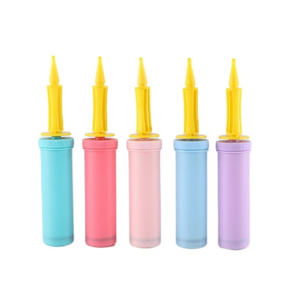 TUITOONM Balloon Pump Hand Push Mini Portable Manual Balloon Inflator Hand Blower Air Pumper for Birthday Party Decoration Holiday Supplies