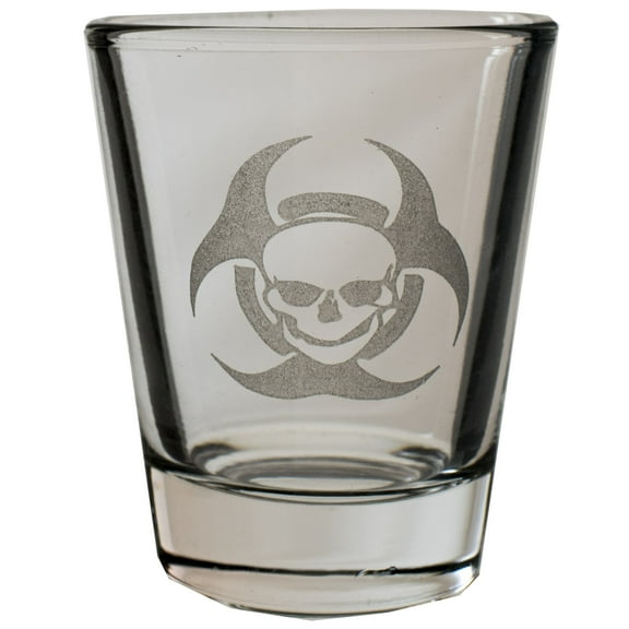 Bio-skull Shot Glass