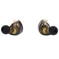 thumbnail image 1 of Headset Wired In Ear Headphones Single Side 1DD+4BA Hybrid Driver 3.5mm Metal HiFi Earphone, 1 of 7
