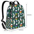 thumbnail image 4 of Zufioo Lgbt Penguin Print Fashion Large Capacity Backpack, Zippered Multi-compartment Travel Work Campus Lightweight Backpack, Unisex, 4 of 5