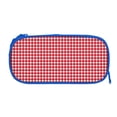 thumbnail image 3 of Goofa Red Checkboard Pattern Big Capacity Pencil Pen Case Office College Large Storage High Capacity Bag Pouch Holder Box Organizer, 3 of 9