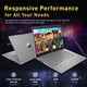 thumbnail image 3 of HP Chromebook 14 HD Laptop for Business & Students, Intel Celeron N4120, 4GB LPDDR4, 224GB Storage(64GB eMMC+160GB Docking Station), UHD Graphics, Webcam, Long Battery Life, Chrome OS, Modern Gray, 3 of 5
