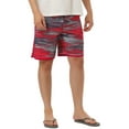 thumbnail image 5 of INSPIRE CHIC Men's Shorts Drawstring Waist Swim Shorts Printed Summer Shorts 34 Red, 5 of 7