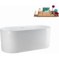 thumbnail image 2 of 59" Streamline N4000BNK Soaking Freestanding Tub and Tray With Internal Drain, 2 of 7