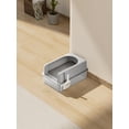 thumbnail image 2 of Arenero para gato grande 20 L XXL inoxidable caja de arena bordes altos abierto superior no pegajosa fácil limpiar con palas grandes felinos multigato, 2 of 5