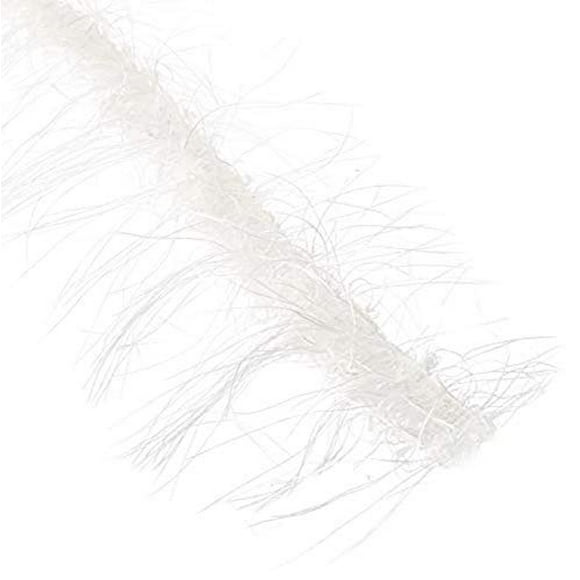 Expo International Pippa Eyelash Fringe Trim, 10 yd, White