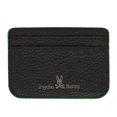 thumbnail image 2 of Psycho Bunny Leather Card CaseBlack/GreenBLK, 2 of 2
