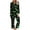 1Green, variant on WFJCJPAF 2024 New Halloween ! Pajamas for Women Set,Ladies' Gradient Printed Casual Top Pants Pajama Set - Green S