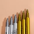 thumbnail image 4 of 1/2/6 Pcs Acrylic Paint Pen Metallic Permanent Acrylic Markers Gold Silver Pen, 4 of 17